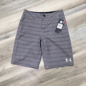Boys Under Armour heat gear shorts NWT